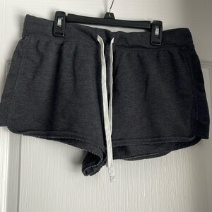 Old Navy cotton drawstring shorts gray size medium